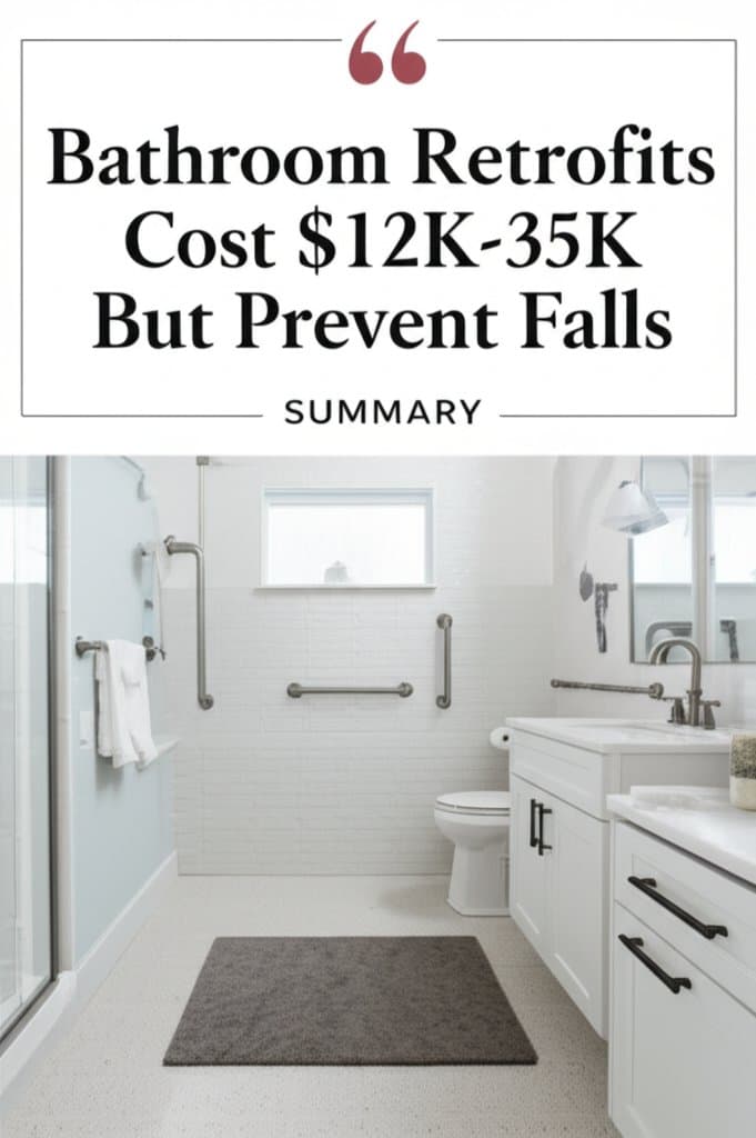 Featured image for Bathroom Retrofits Cost $12K-35K But Prevent Falls