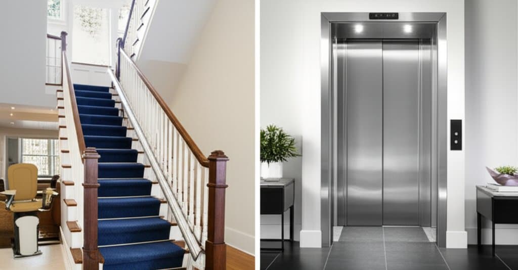 Featured image for Stair Lift vs Elevator: Real Costs and Timeline Breakdown