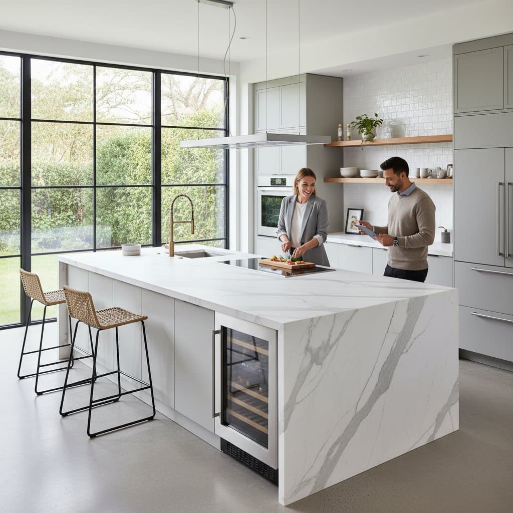 Featured image for Kitchen Islands Add 25-40% More Counter Space