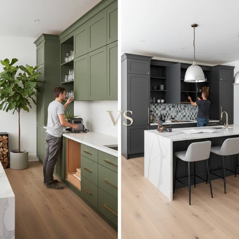 Reface or Replace: Kitchen Cabinet Costs in 2025