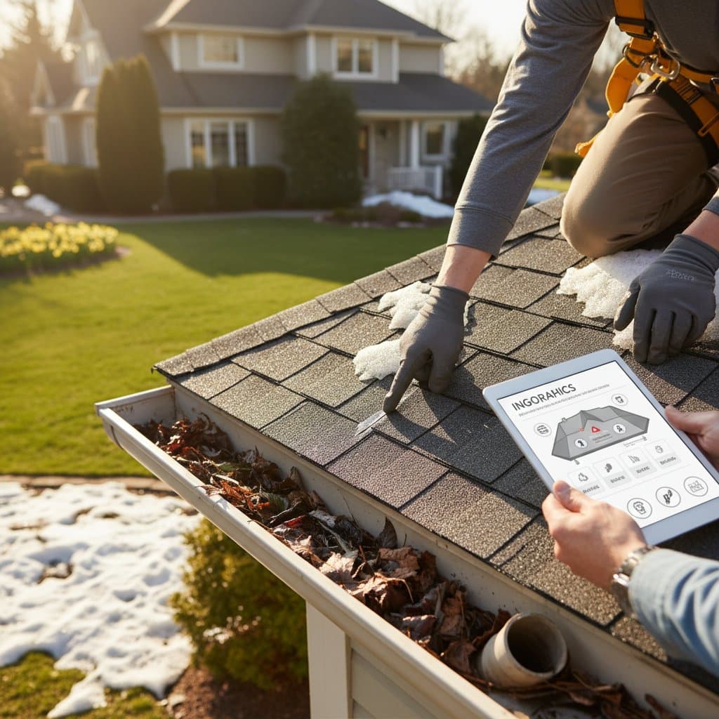Featured image for Early Spring Roof Checks Stop Expensive Leaks
