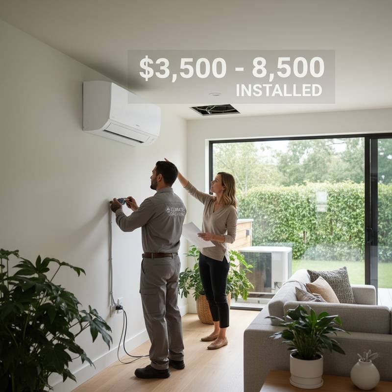 Featured image for Mini-Split Systems Cost $3,500–$8,500 Installed