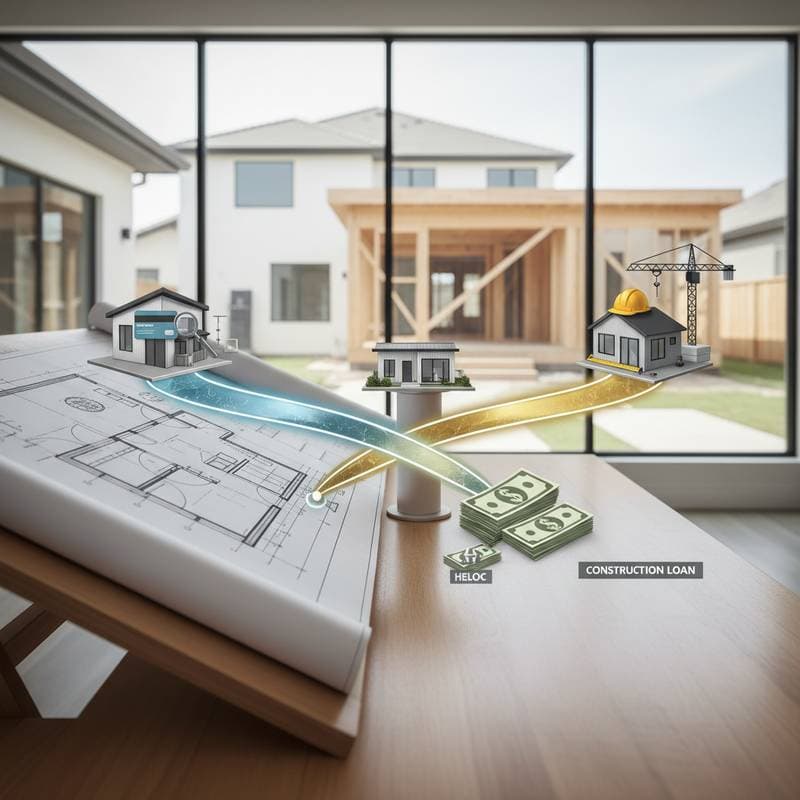 HELOC vs Construction Loans for Your Granny Flat