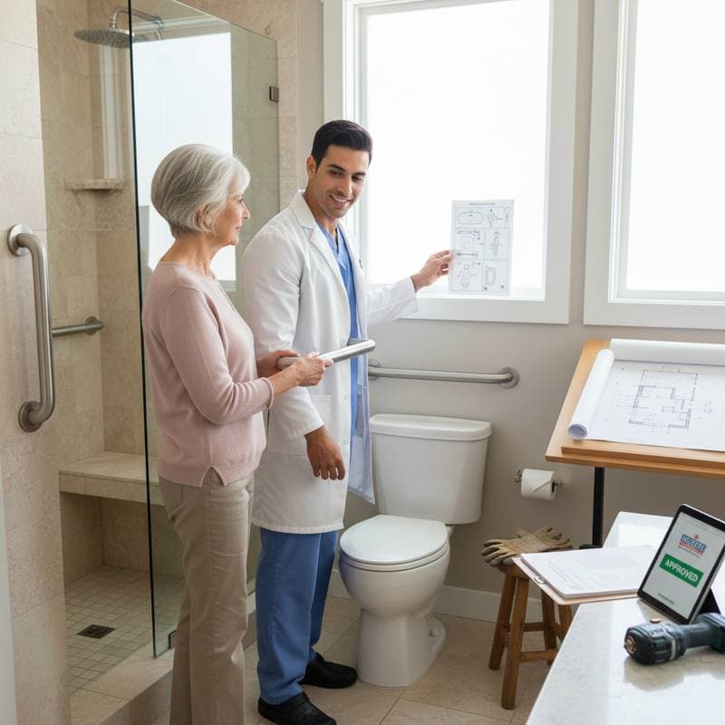 Featured image for Medicare Now Covers Grab Bars With a Prescription