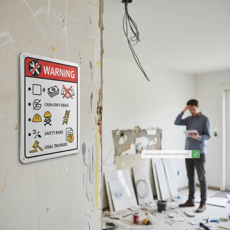 Warning Signs That Expose Unlicensed Contractors