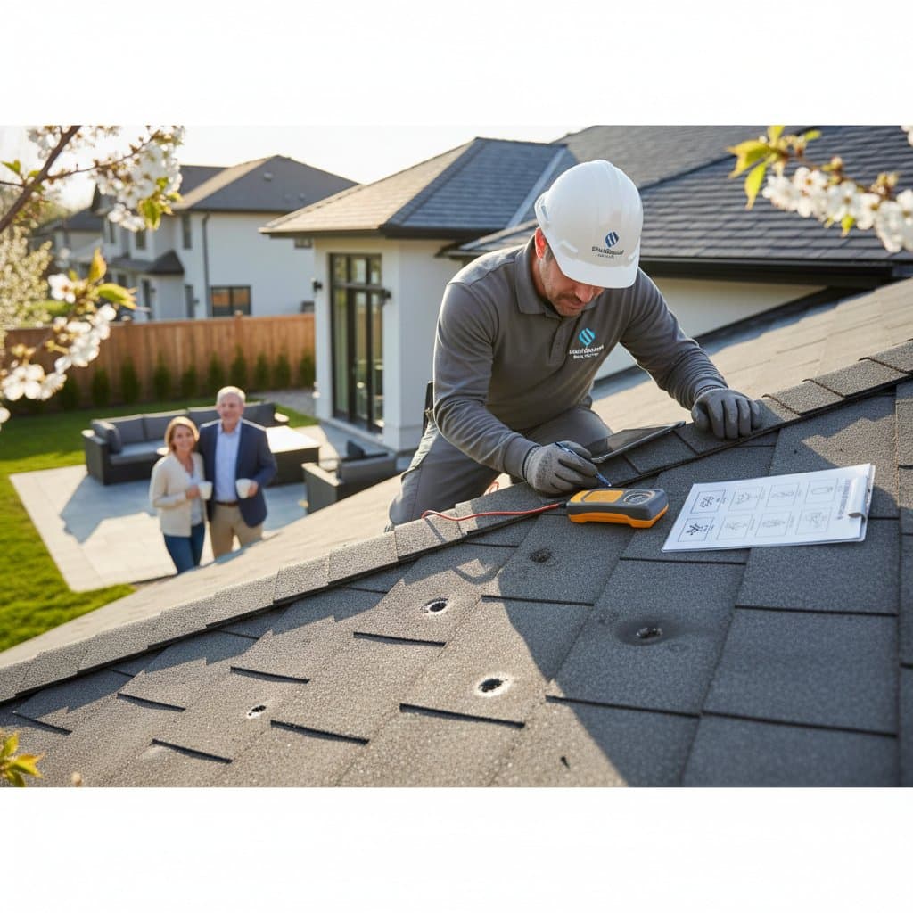 Featured image for Spring Roof Inspection Saves Thousands in Hail Claims