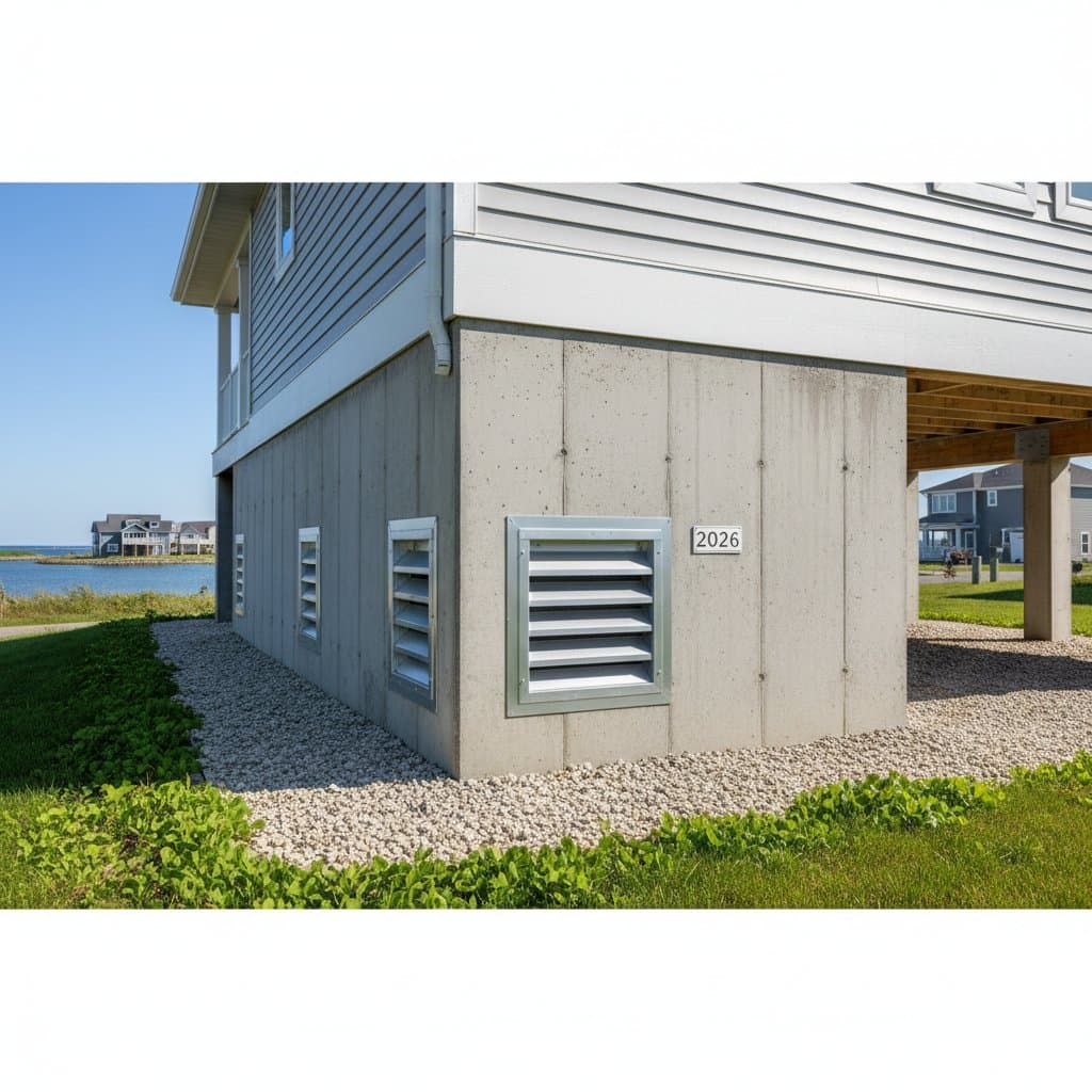 Featured image for Why Flood Vents Are Now Required by FEMA in 2026