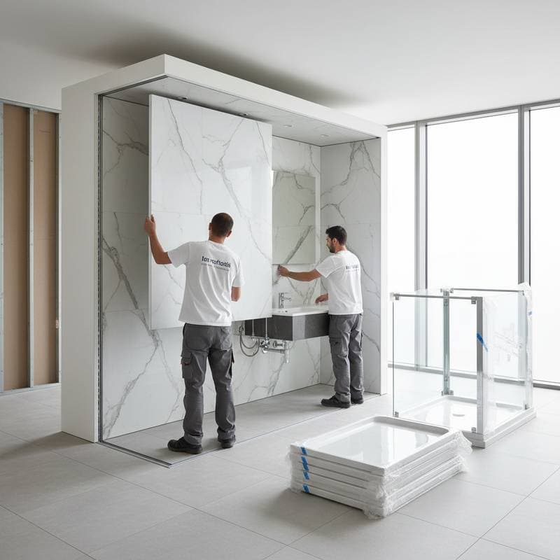 3-Day Modular Bathrooms Replace Week-Long Renos