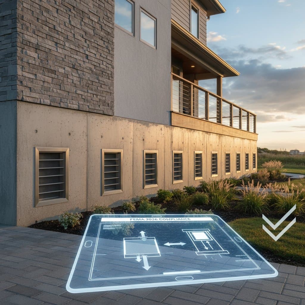 Featured image for Why Flood Vents Are Now Required Under FEMA Rules