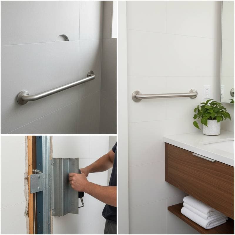 Featured image for Grab Bar Costs: Why Wall Prep Matters More Than Price