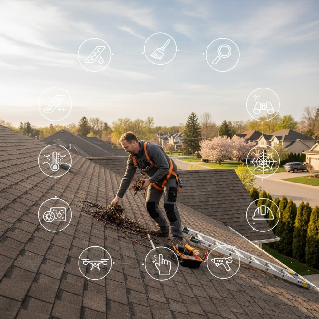 Featured image for 12 Spring Roof Checks That Prevent Major Damage