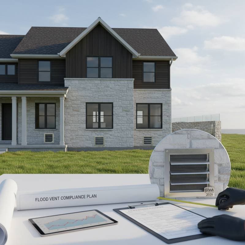 FEMA Flood Vents: New 2026 Rules and Compliance Costs