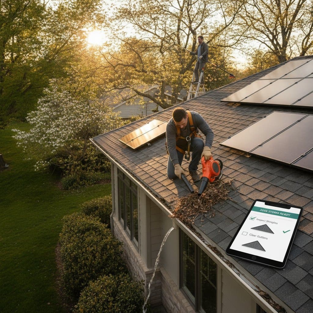 Featured image for Spring Roof Prep Prevents Costly Storm Leaks