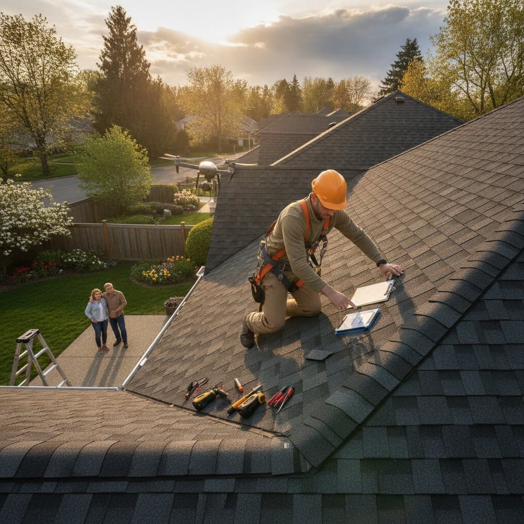 Featured image for Spring Roof Inspections Prevent Emergency Repairs