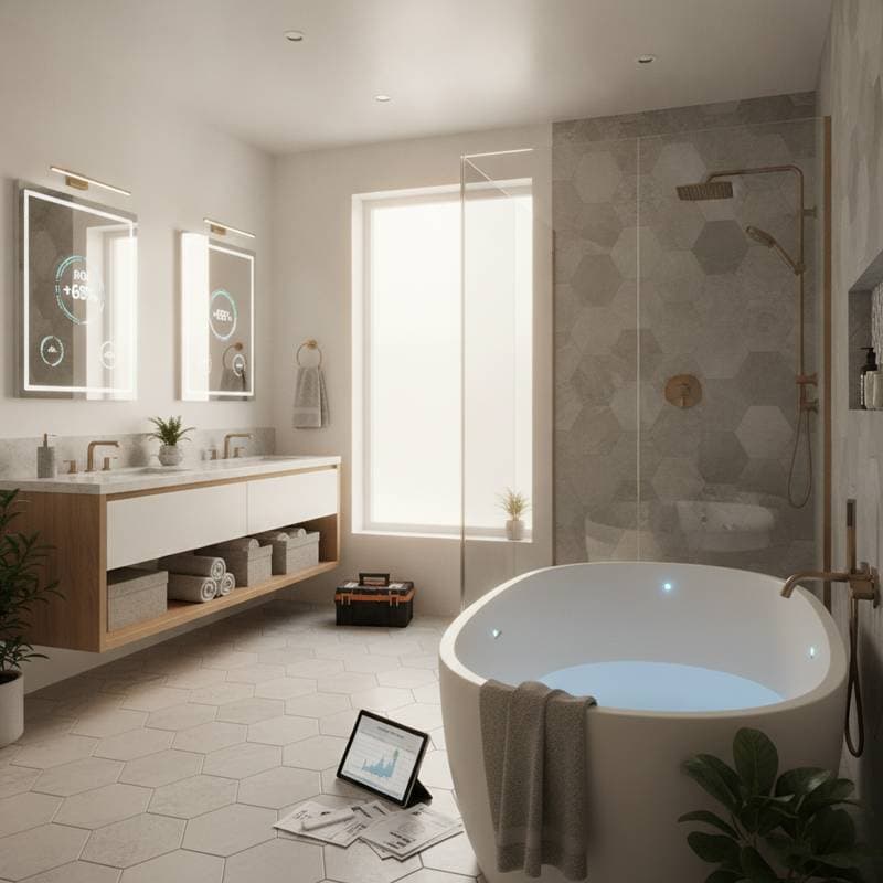 Featured image for Bathroom Remodels Return 60-70% at Resale in 2026