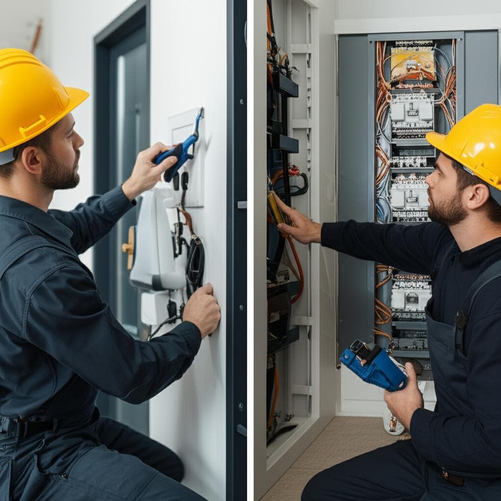 Featured image for DIY Electrical Work vs Pros: Where to Draw the Line