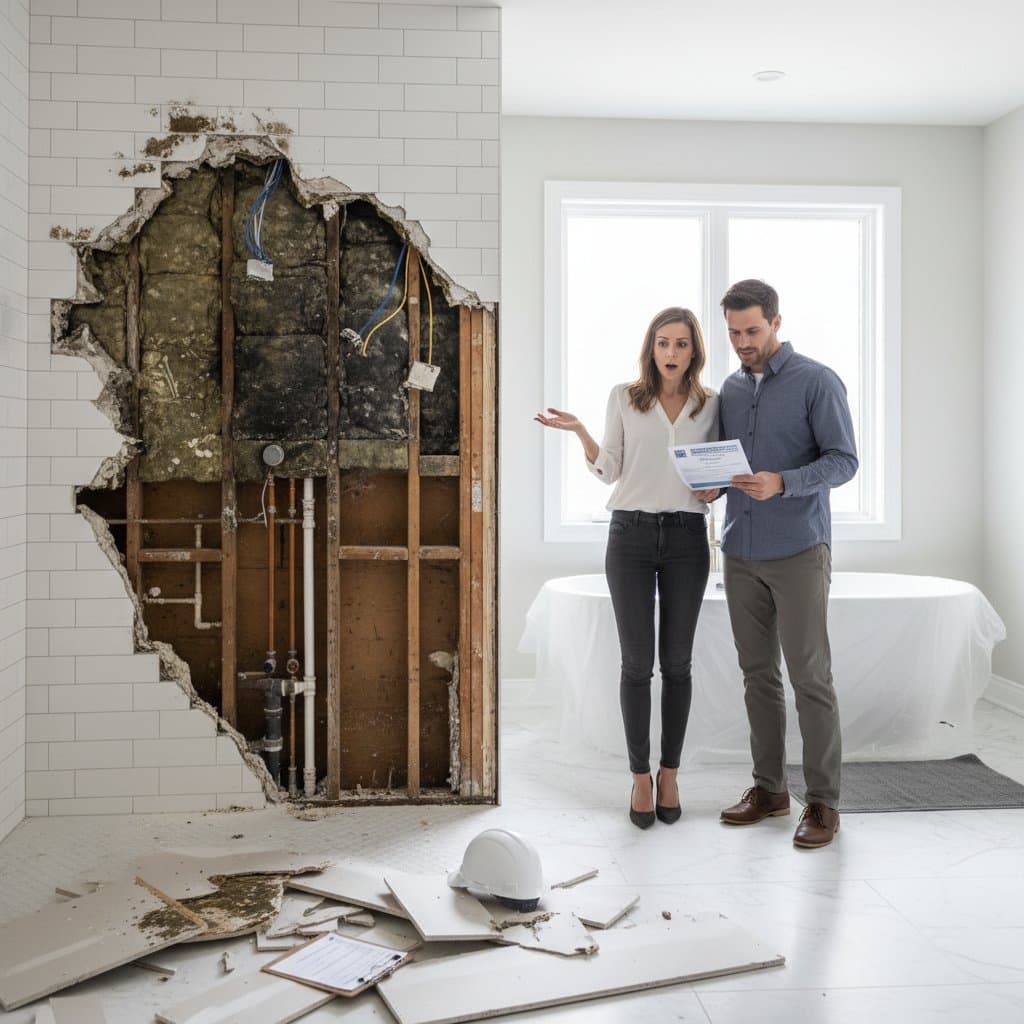 Mold Clauses Leave Bathroom Renovations Uninsured