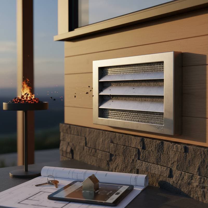 Ember-Resistant Vents Stop Wildfire Before It Starts