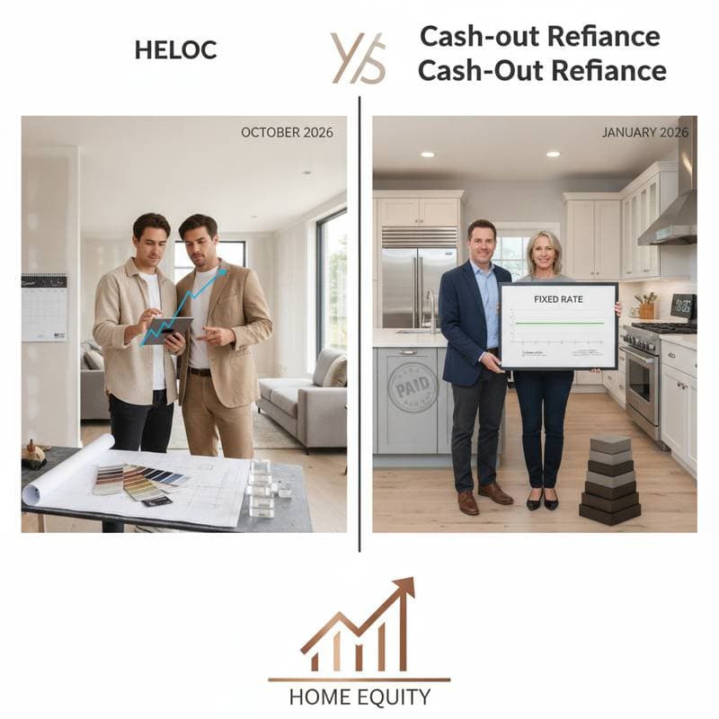 Featured image for HELOC vs Cash-Out Refi: Which Saves You More in 2026